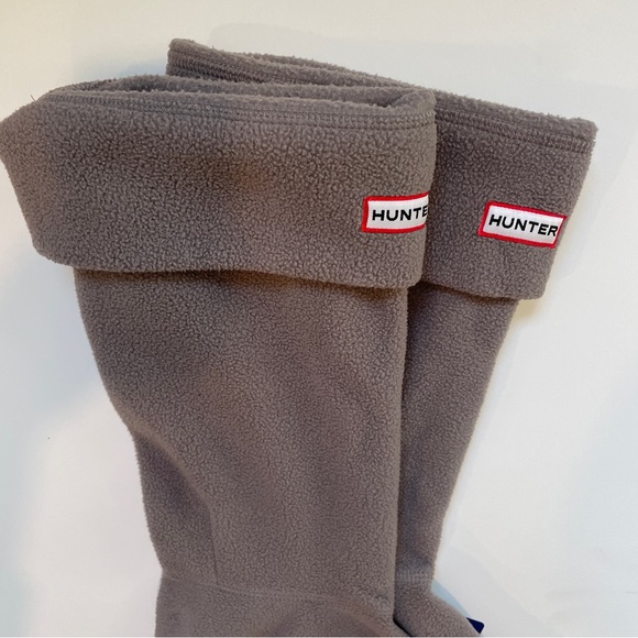 Hunter Original Welly Tall Fleece Boot Socks - Picture 4 of 7